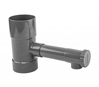 Sběrač dešťové vody 80mm s ventilem  (Sběrač dešťové vody)