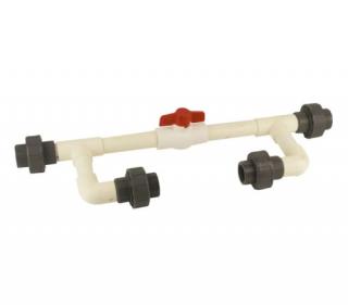 Sestava pro připojení Venturi Injektoru 3/4" - BYPASS (dávkování hnojiva do závlahy)