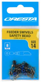 Cresta Feeder Swivels safety beads