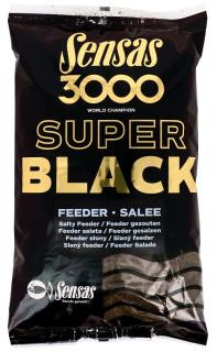 Sensas Krmení 3000 Dark Salty Feeder (feeder-černý-slaný) 1kg