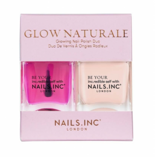 Duo set laků na nehty INC. Glow Naturale