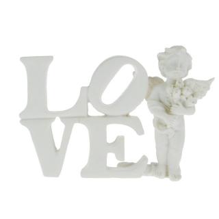 Anděl s nápisem "Love" 7 cm (Soška andílka lásky)