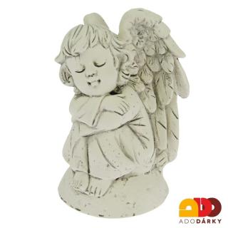 Anděl sedící 23 cm (Soška sedící anděla)