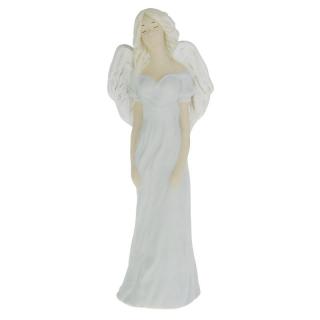 Anděl v šedých šatech 31 cm (Socha stojícího anděla)