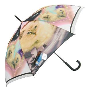 Dámský deštník "Kočky" (U-52 Holový deštník s kočkama)