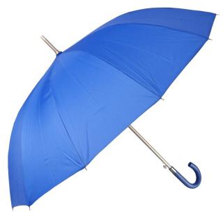 Deštník modrý holový (U-69 12-drátový deštník s pogumovanou rukojetí)