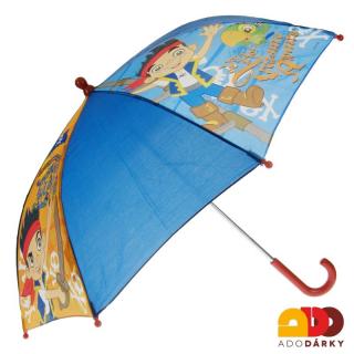 Dětský deštník "Pirát Jack" (Modrý deštník pro kluky U16)
