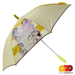 Dětský deštník žlutý