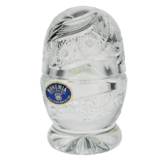 Dózička Bohemia Crystal 8 cm (Broušená dóza ve tvaru vajíčka)