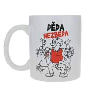 Hrnek "Děda nezbeda" 0,3l (Porcelánový hrnek s potiskem a obrázkem Pro nejlepšího dědečka)