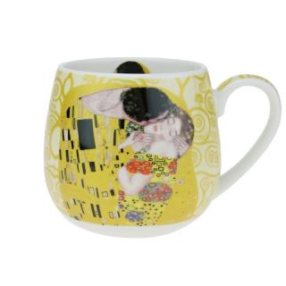 Hrnek Gustav Klimt - Polibek 0,43 l (Porcelánový hrnek baňatý)
