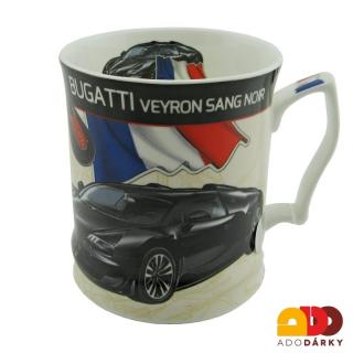 Hrnek supersport Bugatti Veyron Sang Noir 480 ml (Porcelánový hrnek s legendárním autem)