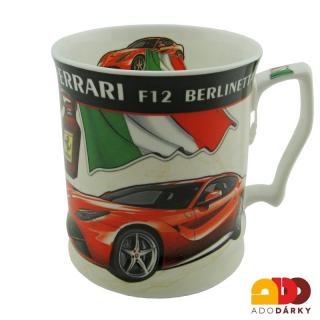 Hrnek supersport Ferrari F12 Berlinetta 480 ml (Porcelánový hrnek s legendárním autem)