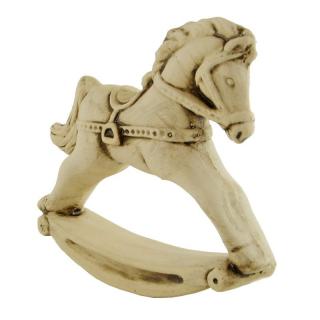 Keramická figurka houpacího koně 13 cm (Houpací koník z keramiky)