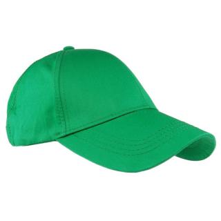 Kšiltovka zelená jednobarevná (Čepice s kšiltem zelená)