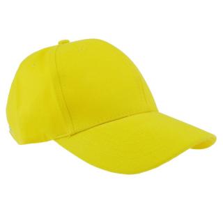 Kšiltovka žlutá jednobarevná (Čepice s kšiltem žlutá)