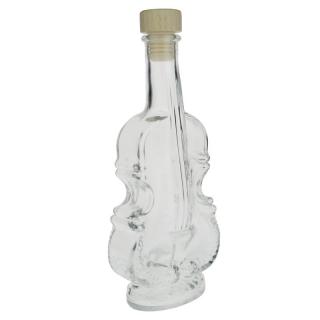 Láhev - viola 0,2 l (Skleněná láhev ve tvaru hudebního nástroje)