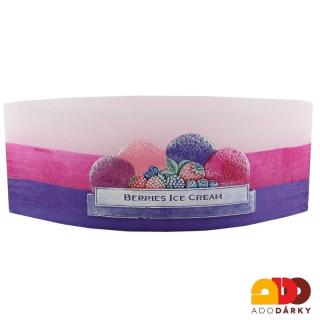 Lampion loďka "Berries Ice Cream" (Voskový lampion Berries Ice Cream)