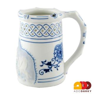 Lázeňský pohár cibulák 0,4 l (Porcelánový půllitr cibulák)