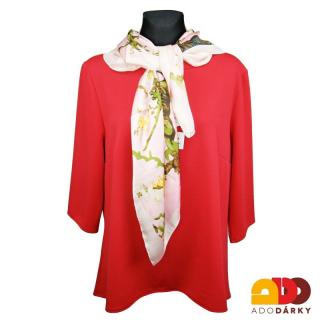 Lehký dámský šátek Japonská třešeň (Dámský šátek růžový)