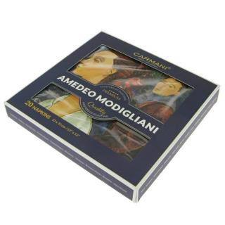 Luxusní ubrousky Amedeo Modigliani 20 ks (Sada 20 ks ubrousků "Amedeo Modigliani")