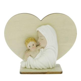 Madona s dítětem 12 cm (Figurka Ježíška s maminkou na podstavci)
