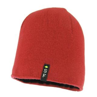 Pánská čepice červená (Zimní čepice pro muže pletená)