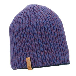 Pánská čepice fialová (Zimní čepice pro muže pletená)