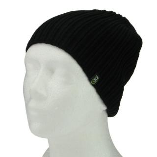 Pánská čepice tenká černá (Zimní pletená čepice pro muže)