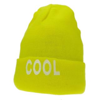 Pánská čepice žlutá COOL (Zimní čepice pro muže pletená)