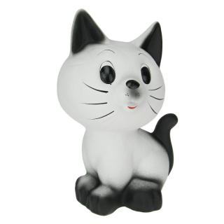 Pokladnička kočka bílá střední 27 cm (Kočka na peníze)