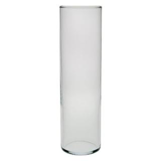 Skleněná váza rovná 28 cm (Ručně dělaná skleněná váza)