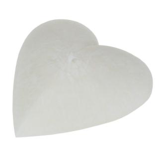 Svíčka srdce Kokosové pokušení 11 cm (Aromatizované srdce z vosku)