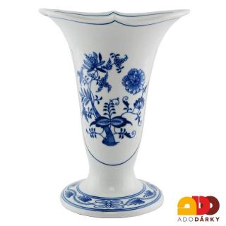 Váza cibulák 20 cm (Porcelánová váza cibulový dekor)