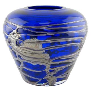 Váza Orinoco 150 mm (Originální modrá skleněná váza)