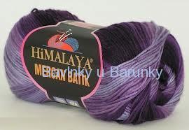 Mercan Batik 59507 - fialový melír