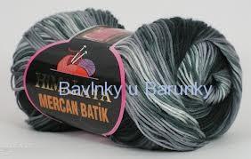 Mercan Batik 59512 - šedočerný melír