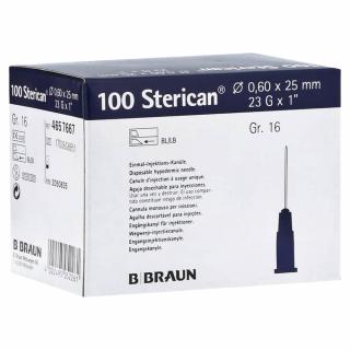 Injekční jehla Sterican 0,45X12MM,(HNĚDÁ) | 100ks