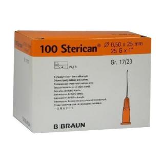 Injekční jehla Sterican 25G 0,50x25 mm oranžová | 100ks