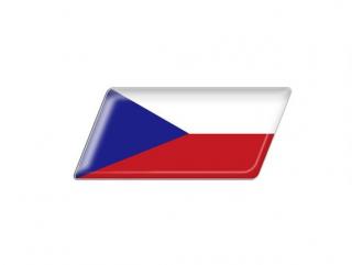 3D SAMOLEPÍCÍ vlajka ČESKÁ REPUBLIKA