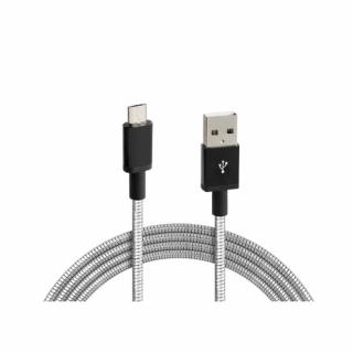 Nabíjecí / datový kabel kovový IRON Micro USB