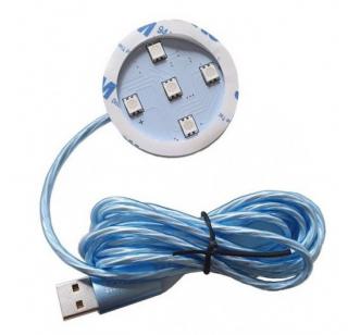 Osvětlení Poppy - světelný kabel modrý