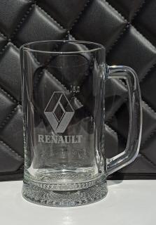 Pivní sklenice - krýgl RENAULT