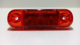 Poziční světlo 3LED -  W97 - 12+24V červené