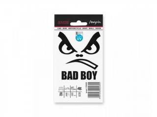 Samolepka - Bad boy face - černý