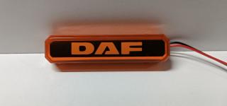 Světelný nápis DAF - oranžový