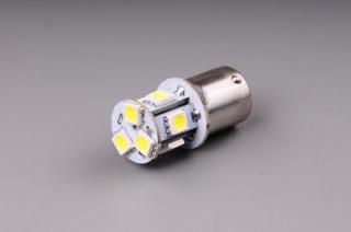 žárovka LED 12V-24V 5W BA15s čirá 8xLED 5050