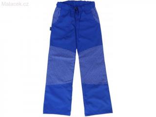 Dětské kalhoty Fantom letní - Královsky modré s kostkou