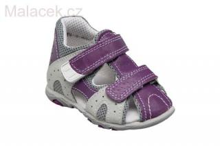 Dětské sandále SANTÉ N/810/301/75/15, barva fialová