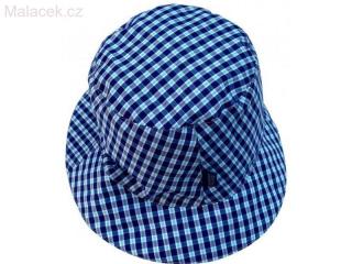 Dětský klobouk Fantom - č. 17 modro-tyrkysová kostka